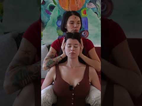 She fell asleep | Hair Brushing, Scalp Massage, Soul Touch Therapy