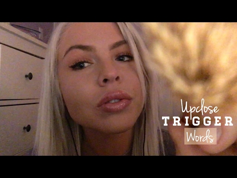 ASMR Close up 15 trigger words | Mouth sounds