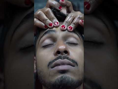 Unwind and Recharge: Soothing Scalp Massage ASMR with Indian Lady Barber #shorts