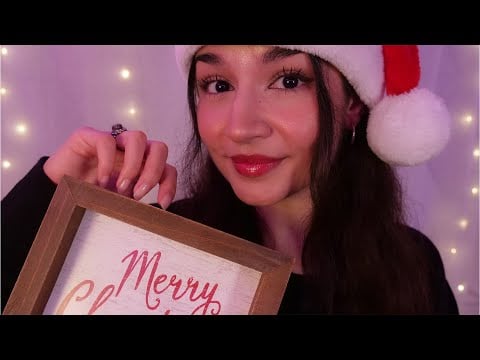 ASMR Christmas Tapping 🎄 Cozy Holiday Triggers