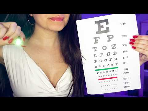 ASMR FR : Examen chez l’ophtalmologue (tests de vision)
