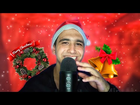 ASMR Especial de NATAL *sons de boca para vc relaxar*