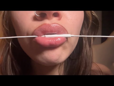 ASMR mic nibbling 