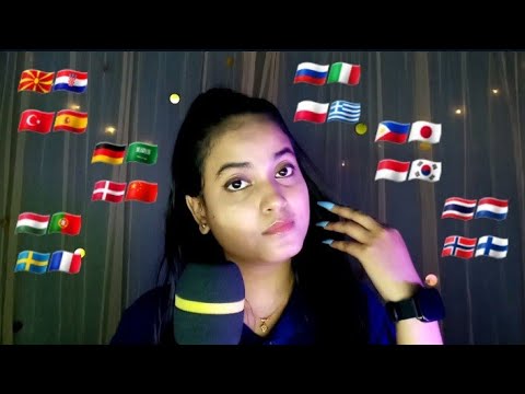 ASMR Whispering in 30 Different Languages