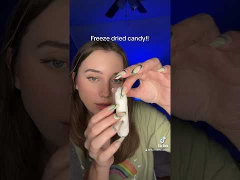 Freeze dried airheads! #asmr #mukbang #shortsvideo #asmreating