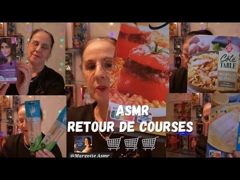 Asmr français, "Retour de courses" LECLERC 🛒🛒🛒
