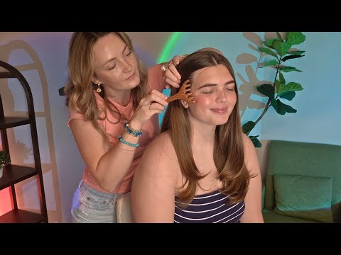 Ultimate Hair Play & Back Scratching ASMR | Neck & Shoulder Attention Compilation