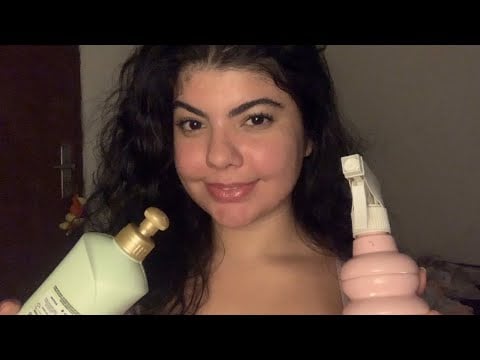 ASMR CASEIRINHO FINALIZANDO SEU CABELO