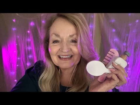 ASMR Wooden Skincare and Makeup Pampering Personal Attention Role Play