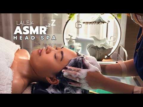 Soothing Thai Head Spa💆‍♀️ASMR  Real Sounds for Sleep & Tingles