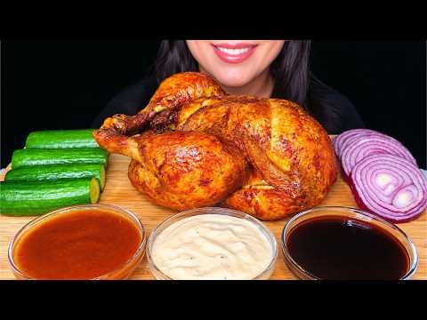WHOLE ROTISSERIE CHICKEN | ASMR MUKBANG (NO TALKING)