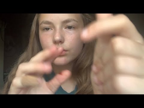Asmr | Hand movements & Rambling (Crickets, Cars, background noises, lofi, etc.)