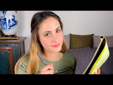 La tua psicologa | ASMR ITA | Roleplay  ■ Therapy Session (whispered)