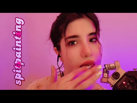 INSANE SPIT PAINTING ASMR ✨ Ultra Tingly Close‑Up Triggers for Deep Relaxation