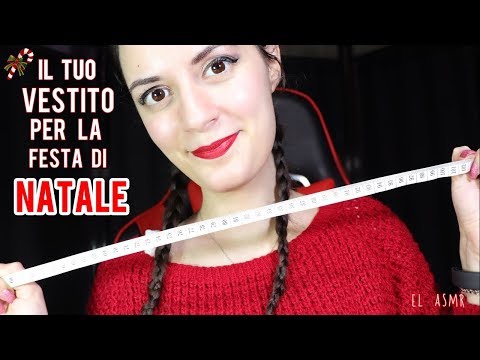 TI PRENDO LE MISURE PER IL TUO VESTITO DI NATALE!🎄 SARTA Roleplay| ASMR Ita