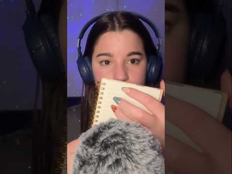 ASMR tapping & scratching en libreta #asmr #tingles #tapping