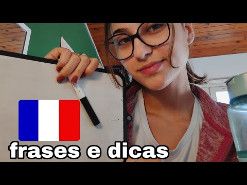 ASMR FRASES TURISMO EM FRANCÊS (+DICAS)🇫🇷✨️