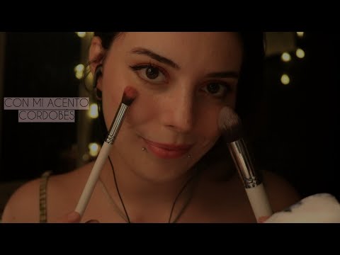 ASMR |🌔 Soft spoken mientras me maquillo los ojos |🌟 Mi maquillaje diario