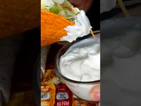 TACO BELL BURRITOS & TACOS #asmr #foodasmr #fastfood