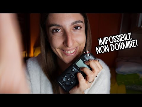 IMPOSSIBILE NON DORMIRE 😴 CLOSE-UP WHISPERING & MOUTH SOUNDS | Tascam | ASMR ITA