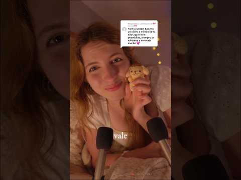 ASMR en tu CAMITA ❤️ ¿has tenido una pesadilla? 🥺 #ASMR #pov #shorts
