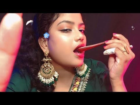 ASMR | Eating Your Face With Wooden Spoon | 🥄🤤