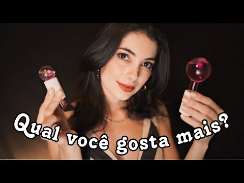 ASMR: ISSO OU AQUILO? QUAL VOCE GOSTA MAIS PARA DORMIR? | Sweet Carol