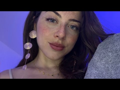 COZY ASMR ON A RAINY NIGHT (Personal attention, hand movements, & rain) 🤍