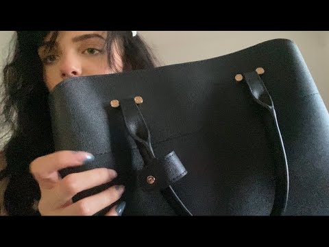 ASMR ❤️ showing you my bag collection