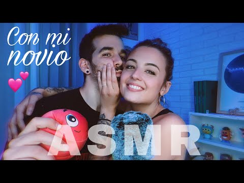 ASMR CON MI NOVIO 🥰 | (Con sonidos muy cosquillosos)