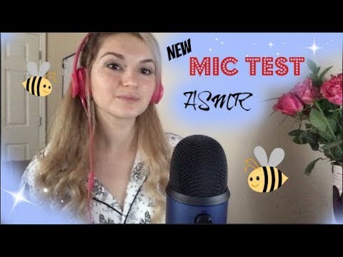 ASMR New Mic Test *Brushing + Tapping* // Whispering