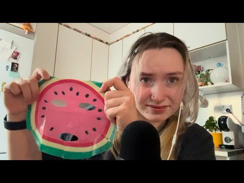 mean friend does your makeup! relaxing roleplay! tingly skincare experience! lofi asmr! [subtitled]