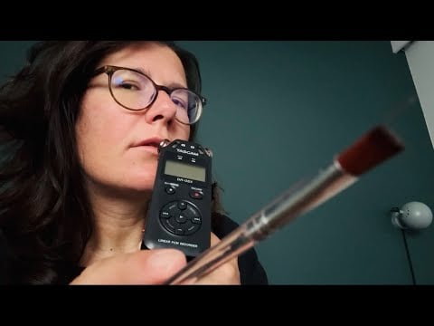 ASMR Brain Melting Mouth Sounds While Brushing you to Sleep | lofi asmr