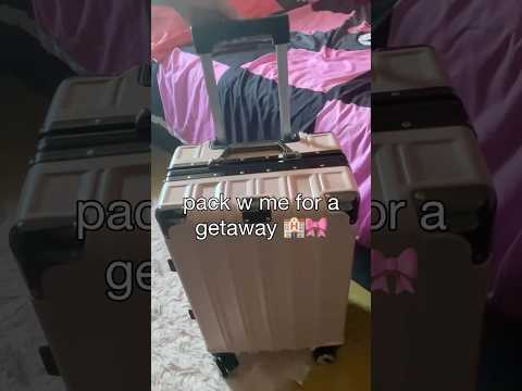 pack w me for a 4 day trip !! #asmr #satisfyingvideo #satisfying #asmrsounds #asmrvideo #packwithme