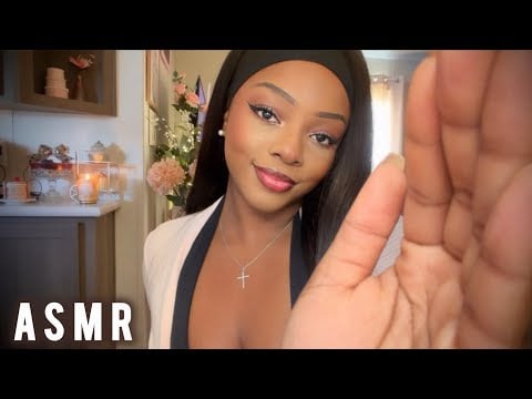 Dreamy Hand Movements With Soft Whispers For Sleep 🤍🌸