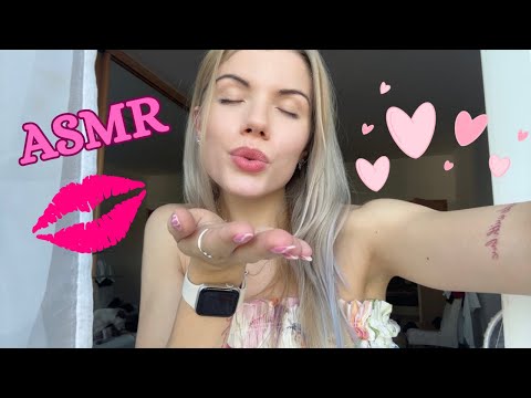 ASMR  | K!sses, Whispers & Face Touching | Girlfriend Roleplay