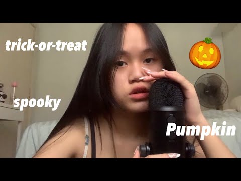 ASMR trigger words at 100% sensitivity ( halloween edition 🎃 )