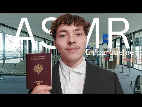 ASMR: Roleplay✈POV tu embarques avant ton vol✈