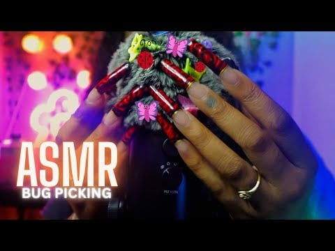 ASMR for those who lost their TINGLE ✨Lofi plucking ASMR 🦋 long nails + FAST TRIGGERS while it rains