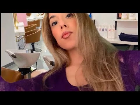 ASMR Hair Wash, Scalp Massage, Treatment  (Hair Salon RP)