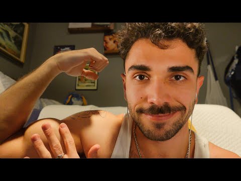 Male ASMR Rambles and Mic Cover Scratching