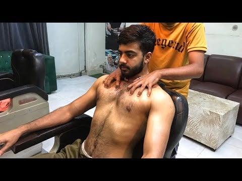 ASMR Chest Massage & Belly Massage | Back Massage | Deepest Stage of Relaxation | 💈