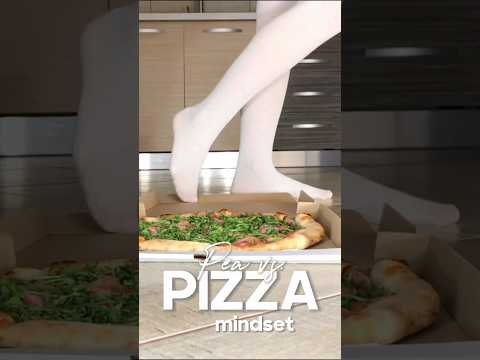 Pea vs. Pizza! Feet & Sneakers Crushing Food! Oddly Satisfying! ASMR
