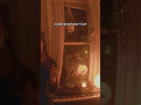 my full bedroom tour is live on my channel💓🛏️ #asmr #bedroomtour #asmrsounds #relax