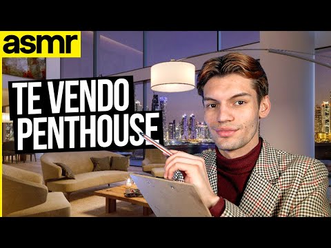 asmr te vendo una casa penthouse - asmr roleplay español