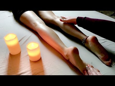 ASMR - Leg & Foot Massage / Scratching