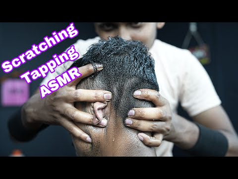 Scratching And Tapping ASMR Massage With Neck And Ear Cracking By Master Bapan | Indian Barber ASMR