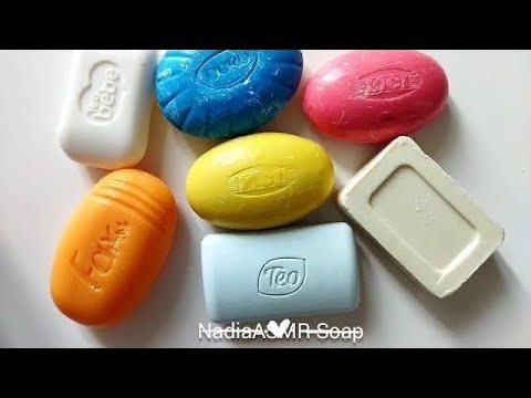 Dry Soap carving ASMR\ relaxing sounds\ No talking. Satisfying ASMR video\ Cutting soap