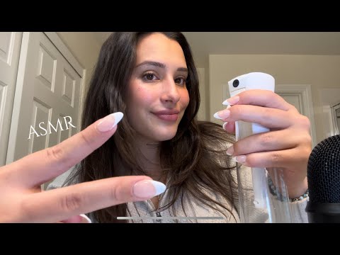 ASMR Invisible Haircut + Styling✂️(hand movements, mouth sounds, personal attention)