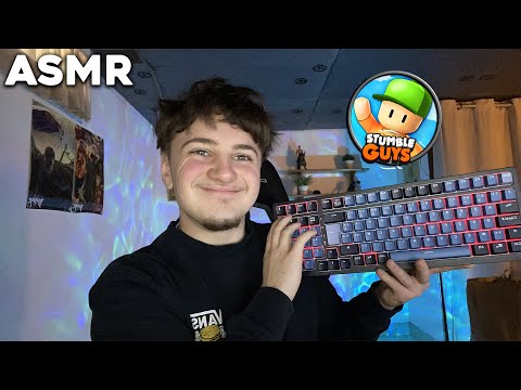 ASMR SUR STUMBLE GUYS (bruit de clavier + bouche)